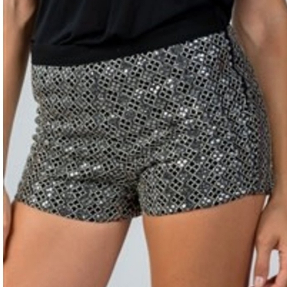 Sequin shorts